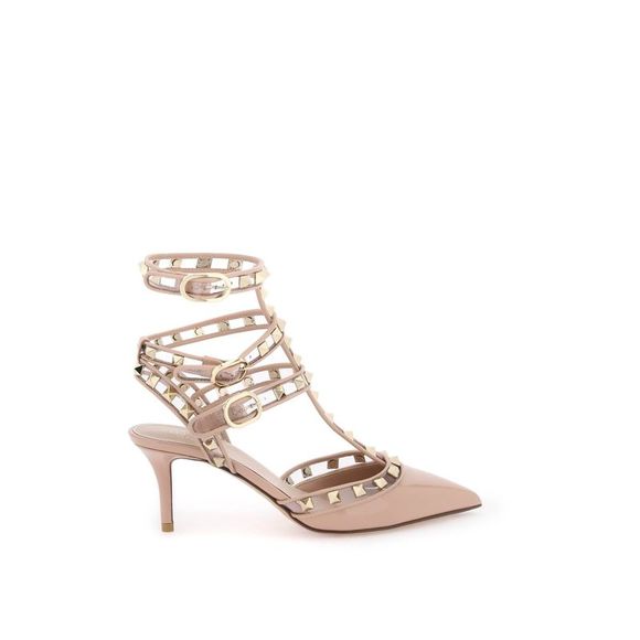 VALENTINO GARAVANI Shoes - Valentino Garavani Rockstud Pumps In Leather And Polymer Material